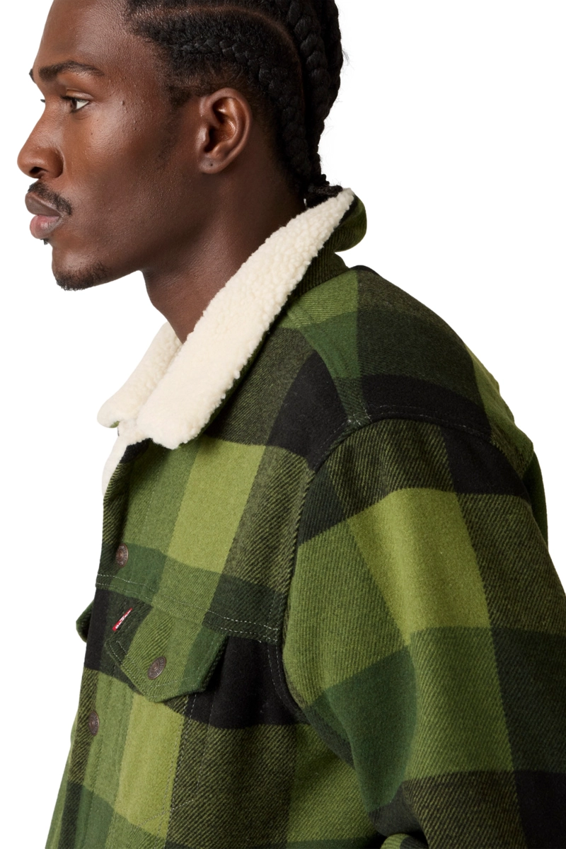 CHAQUETA HOMBRE RELAXED FIT PLAID VERDE LEVIS A6030-0010 - 4