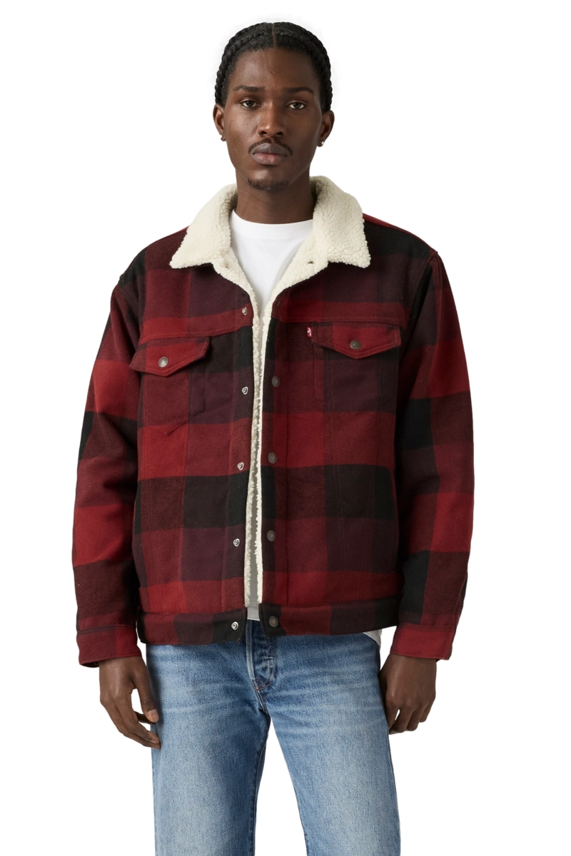 CHAQUETA HOMBRE RELAXED FIT PLAID CAFE LEVIS A6030-0011 - 1