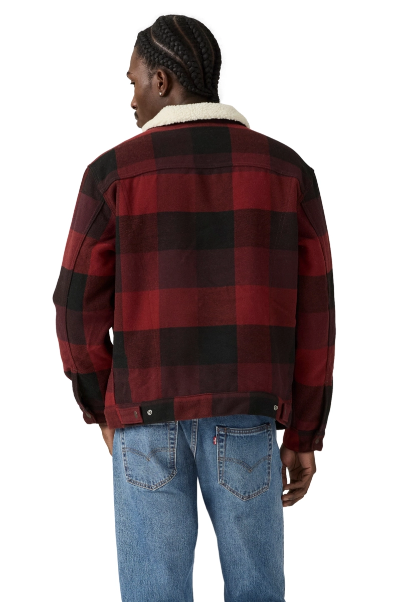 CHAQUETA HOMBRE RELAXED FIT PLAID CAFE LEVIS A6030-0011 - 2
