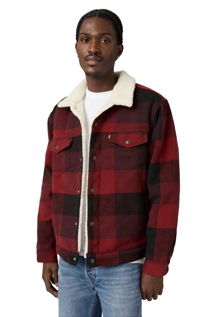 CHAQUETA HOMBRE RELAXED FIT PLAID CAFE LEVIS A6030-0011 - 3