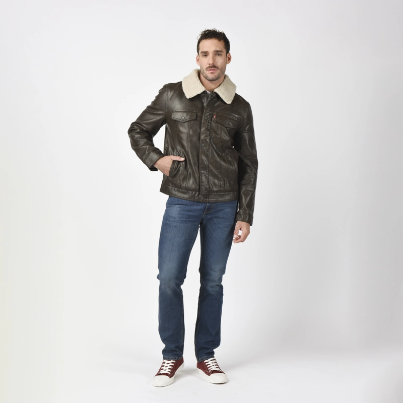 CHAQUETA HOMBRE SHERPA COLLAR CAFE  LEVIS 59491-0564 - 4