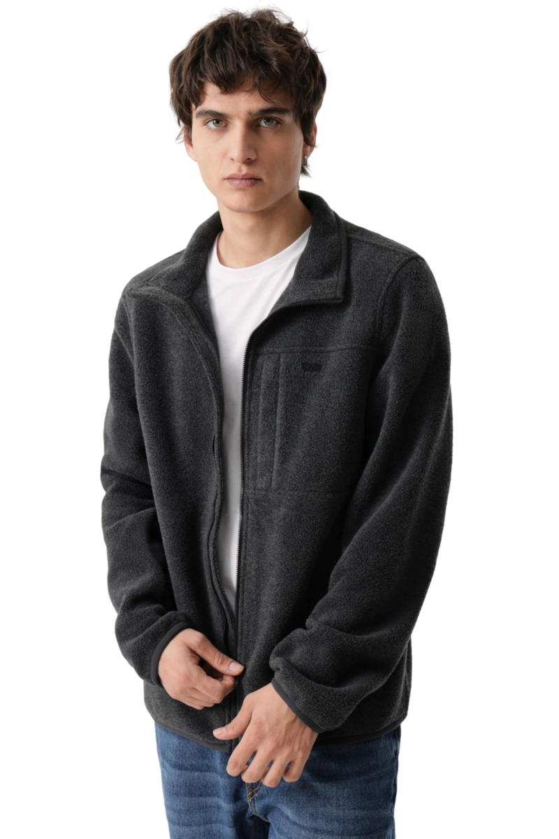 CHAQUETA HOMBRE POLAR FLEECE ZIP JKT GRIS LEVIS 59491-0557 - 5