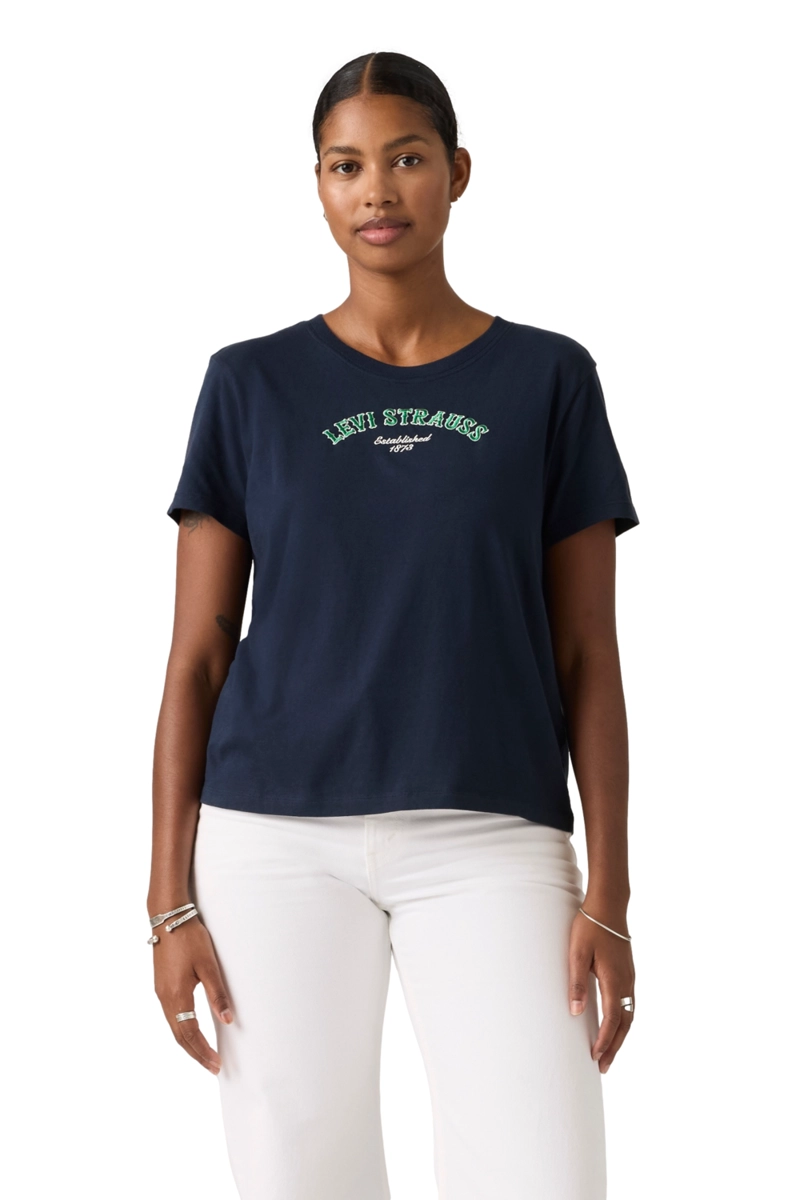POLERA MUJER FAVORITE TEE AZUL LEVIS 005GV-0039 - 1