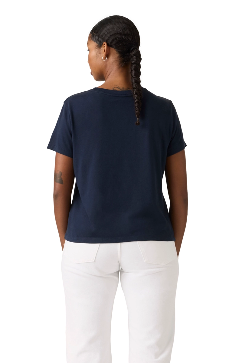 POLERA MUJER FAVORITE TEE AZUL LEVIS 005GV-0039 - 2