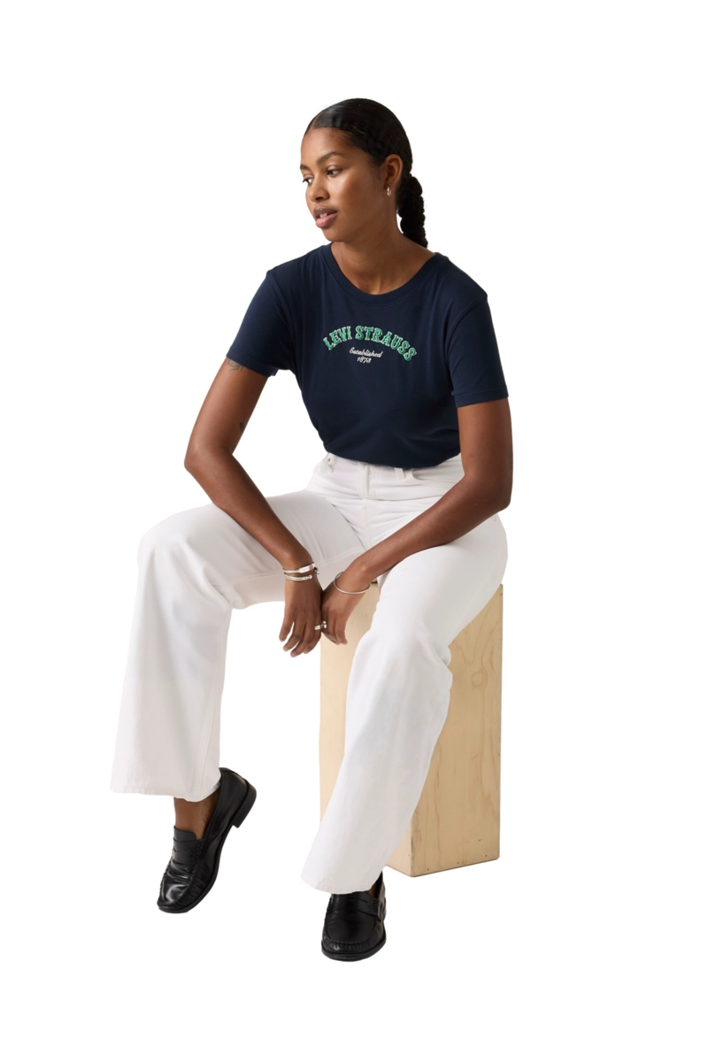 POLERA MUJER FAVORITE TEE AZUL LEVIS 005GV-0039 - 3