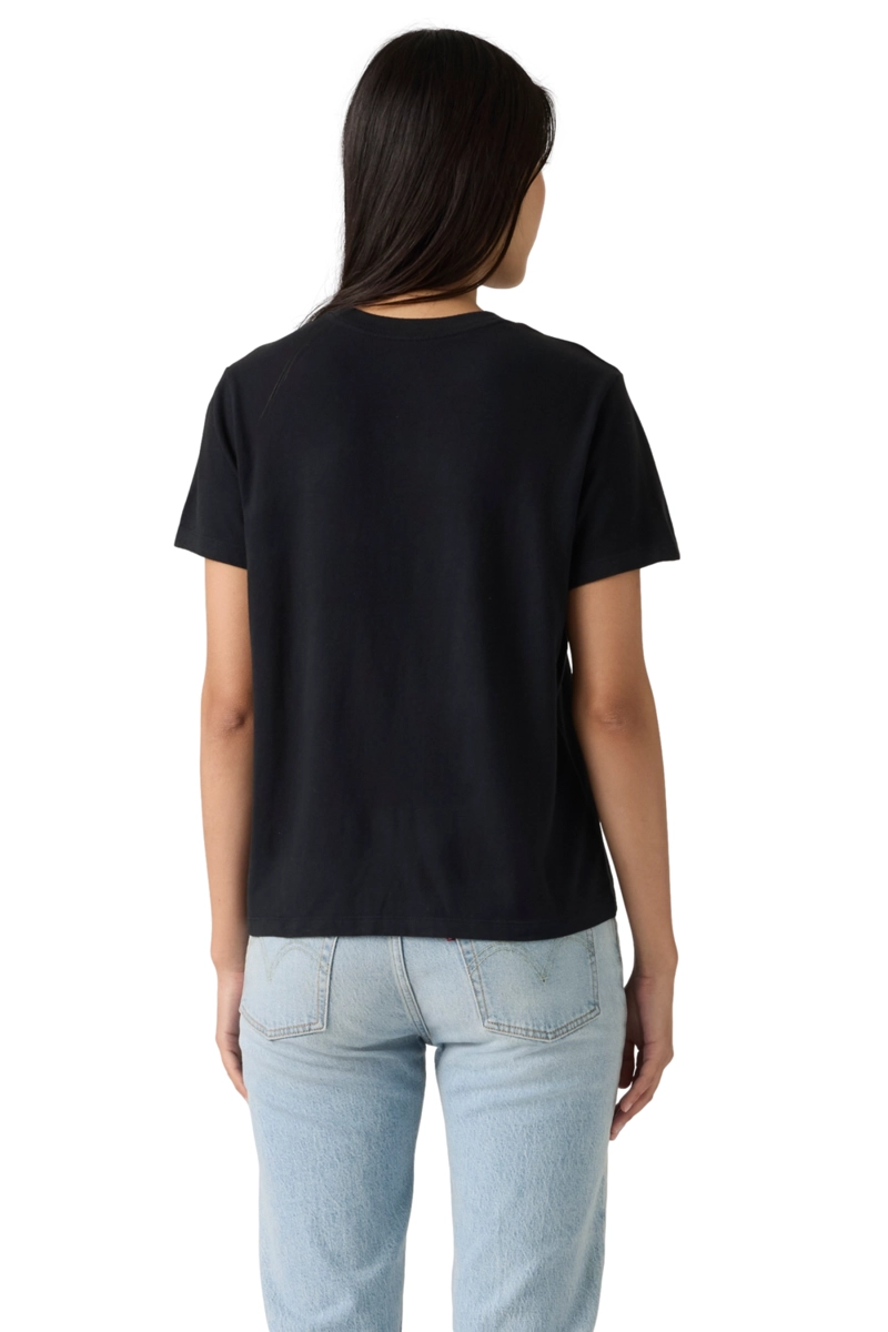POLERA MUJER FAVORITE COTTON TEE NEGRO LEVIS 005J2-0001 - 2