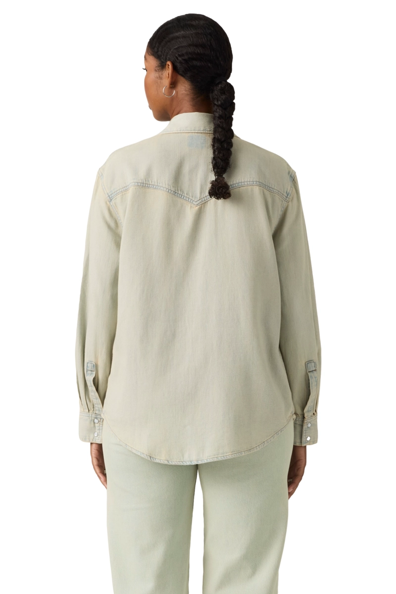 BLUSA MUJER TEODORA WESTERN SHIRT CELESTE LEVIS A7244-0080 - 2
