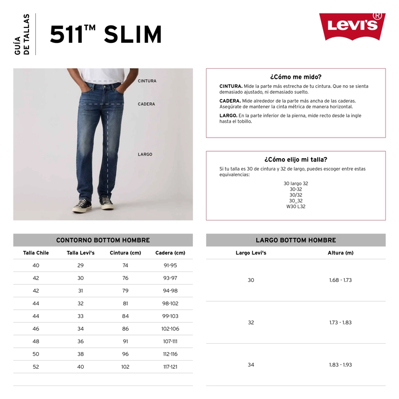 JEANS HOMBRE 511 SLIM GRIS LEVIS 04511-6394 - 5