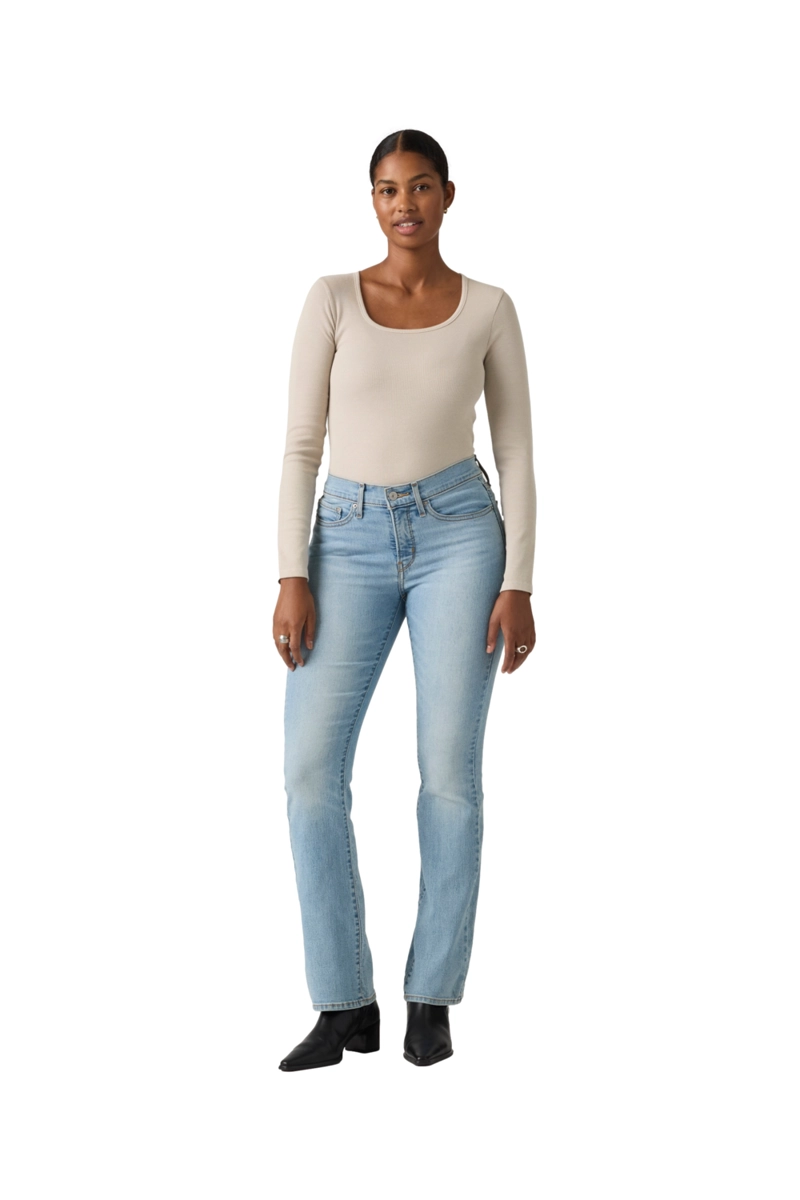 JEANS MUJER 315 SHAPING BOOT CELESTE LEVIS 19632-0171 - 4