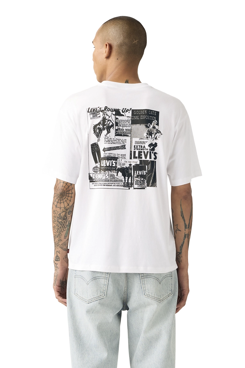 POLERA HOMBRE VINTAGE FIT GRAPHIC BLANCO LEVIS 87373-0394 - 2