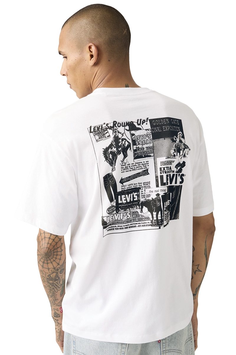 POLERA HOMBRE VINTAGE FIT GRAPHIC BLANCO LEVIS 87373-0394 - 4
