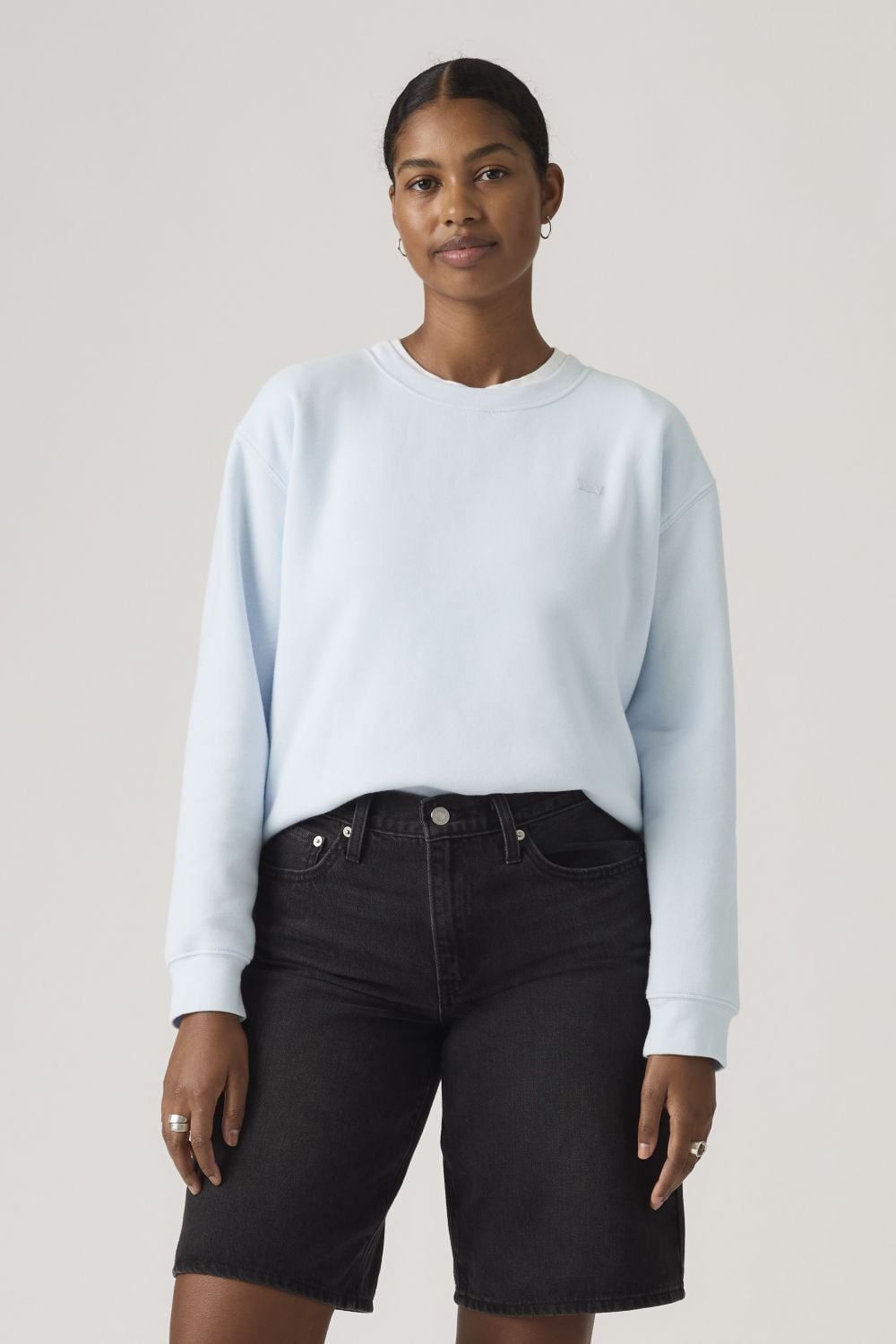 POLERON MUJER EVERYDAY SWEATSHIRT CELESTE LEVIS A5942-0060 - 1