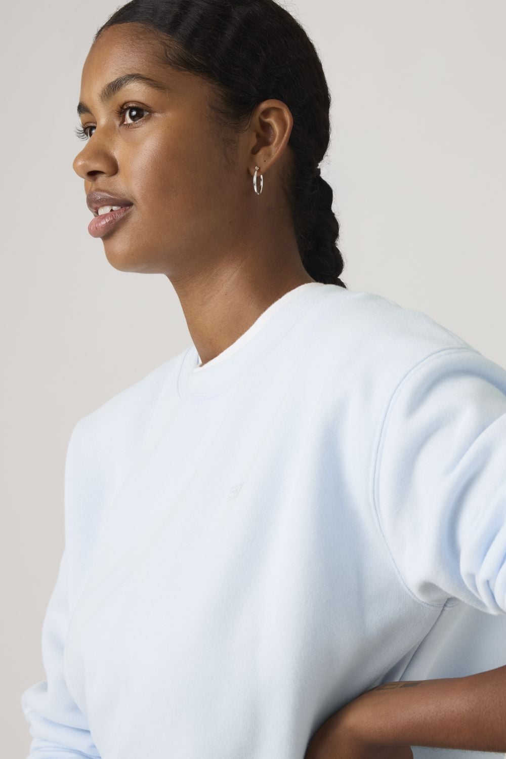 POLERON MUJER EVERYDAY SWEATSHIRT CELESTE LEVIS A5942-0060 - 4