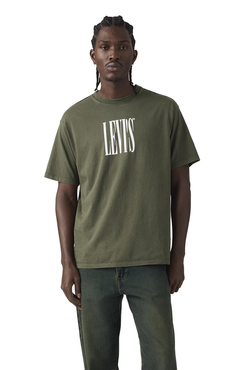 POLERA HOMBRE VINTAGE FIT GRAPHIC TEE VERDE LEVIS 87373-0395 - 1