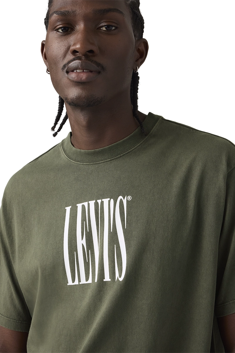 POLERA HOMBRE VINTAGE FIT GRAPHIC TEE VERDE LEVIS 87373-0395 - 4