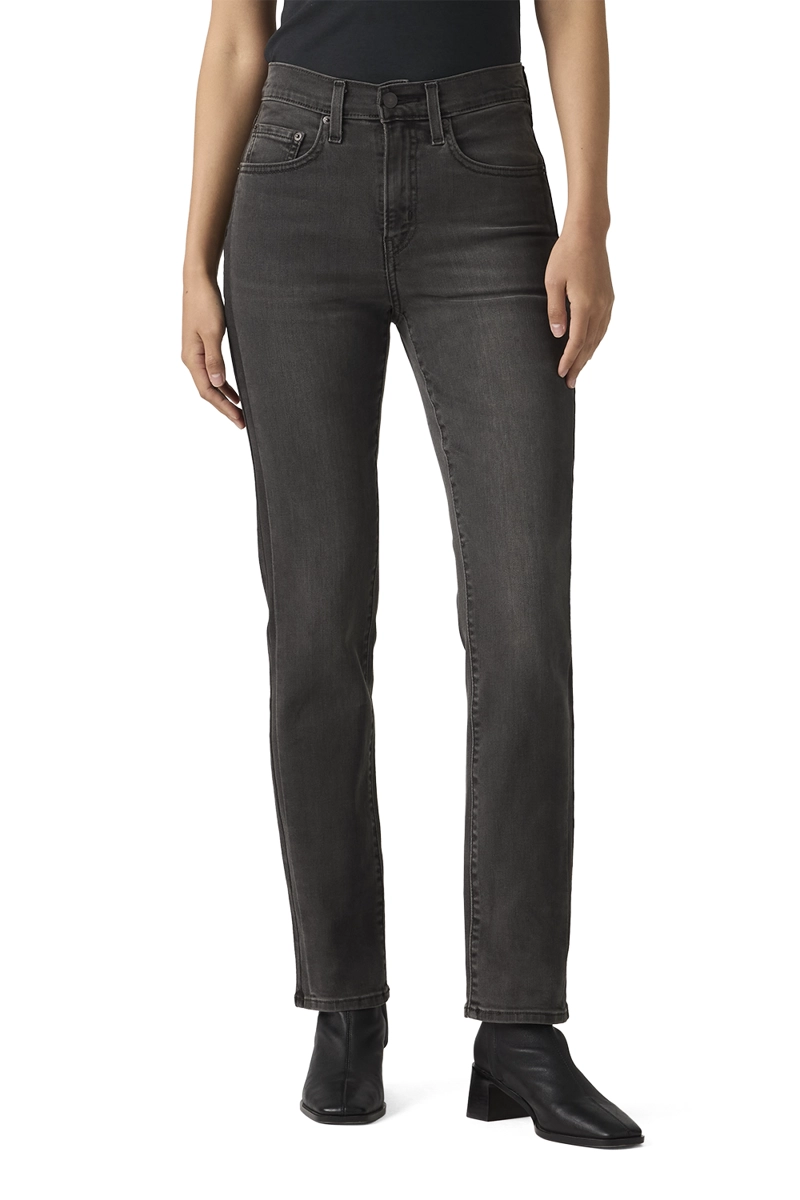 JEANS MUJER 724 HIGH RISE STRAIGHT NEGRO LEVIS 18883-0458 - 1
