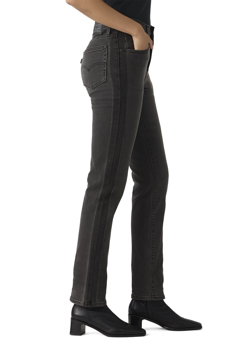 JEANS MUJER 724 HIGH RISE STRAIGHT NEGRO LEVIS 18883-0458 - 2