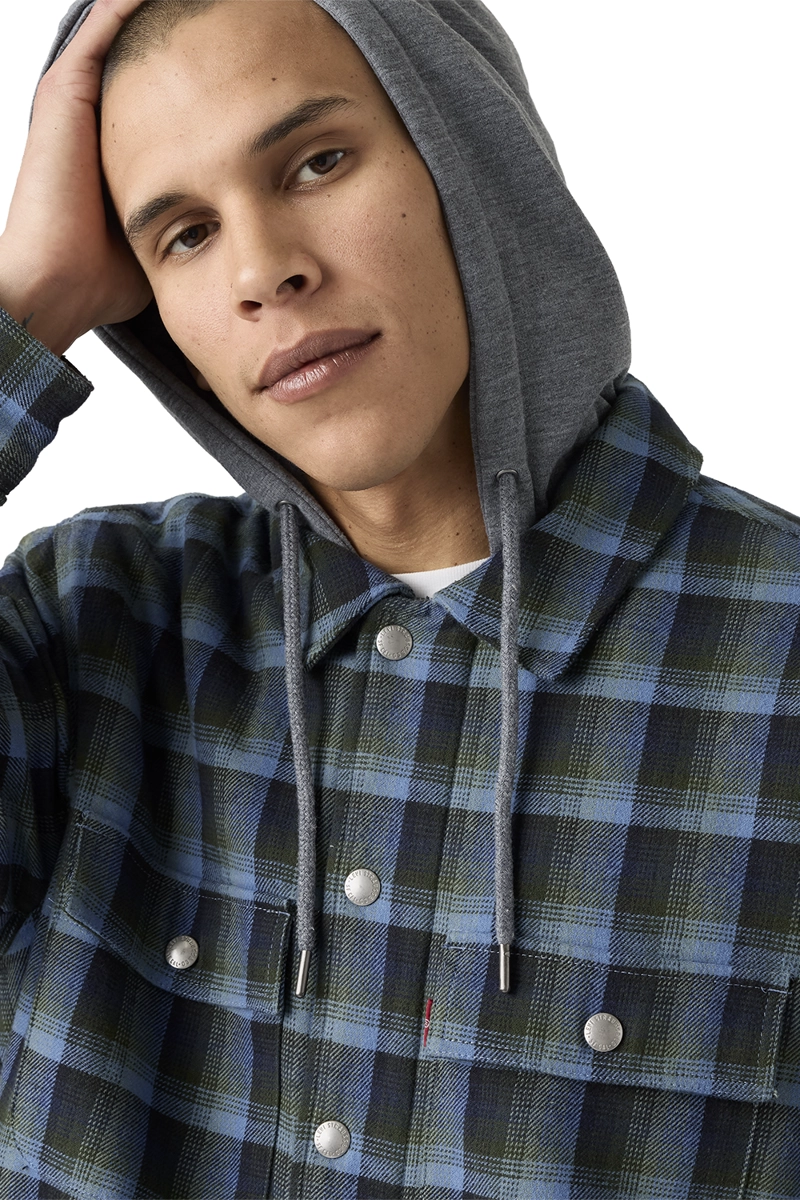 CHAQUETA HOMBRE SHERPA FLANNEL AZUL LEVIS 003AZ-0000 - 4