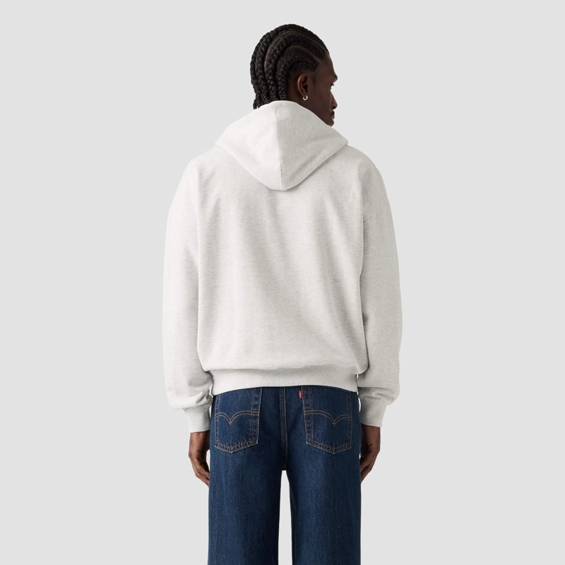 POLERON HOMBRE CROPPED FULL ZIP GRIS LEVIS 004GY-0011 - 2