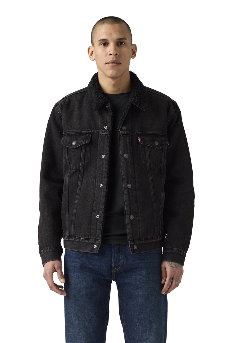 CHAQUETA HOMBRE TYPE 3 SHERPA TRUCKER NEGRO LEVIS 16365-0291