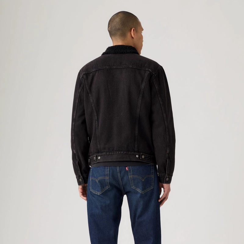 CHAQUETA HOMBRE TYPE 3 SHERPA TRUCKER NEGRO LEVIS 16365-0291 - 2