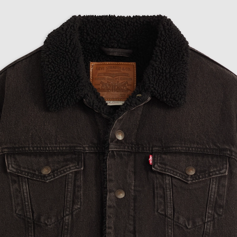 CHAQUETA HOMBRE TYPE 3 SHERPA TRUCKER NEGRO LEVIS 16365-0291 - 5