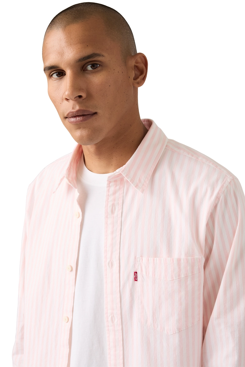 CAMISA HOMBRE CLASSIC 1 PKT STANDARD ROSADO LEVIS 85748-0408 - 4