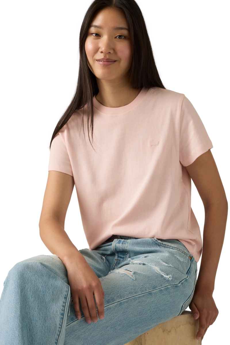 POLERA MUJER FAVORITE COTTON TEE ROSADO LEVIS 005J2-0018 - 4