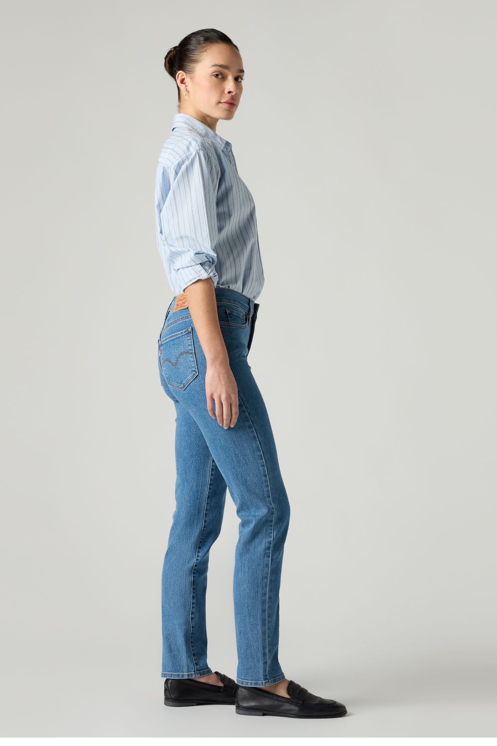 JEANS MUJER 312 SHAPING SLIM AZUL LEVIS 19627-0278 - 4