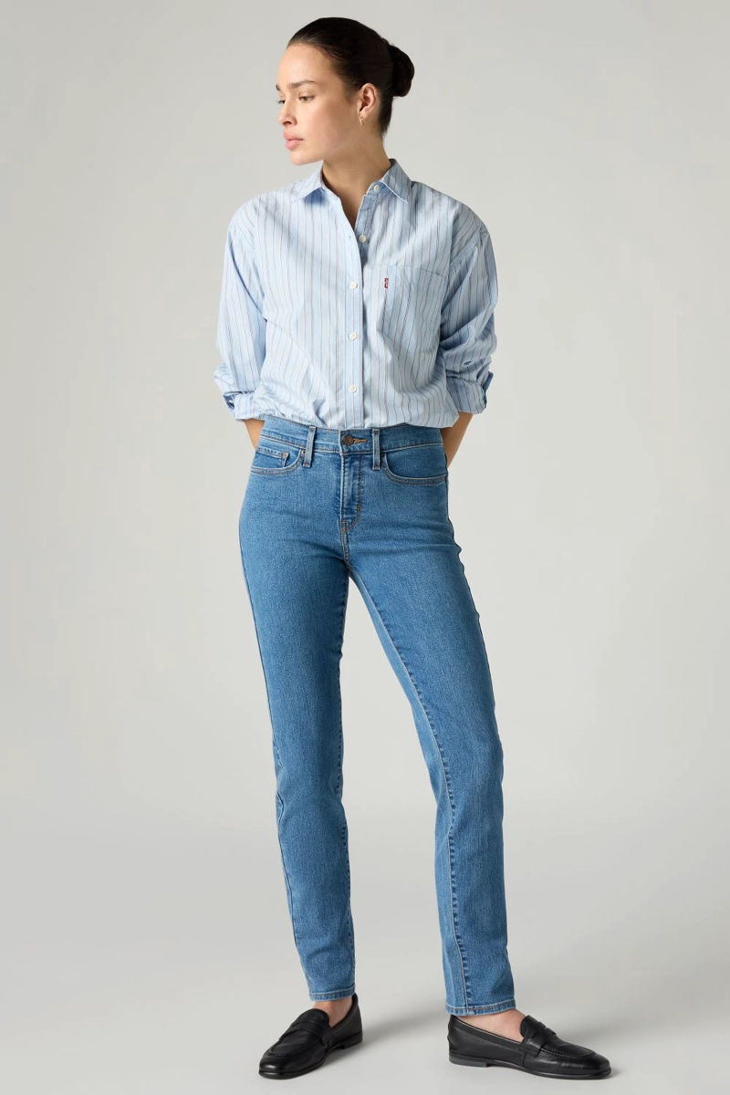 JEANS MUJER 312 SHAPING SLIM AZUL LEVIS 19627-0278 - 5