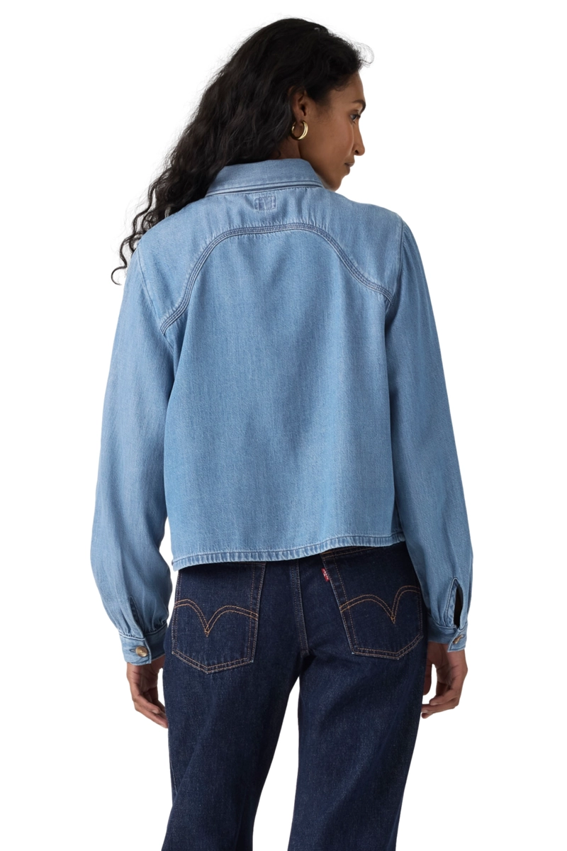 BLUSA MUJER TINI UTILITY SHIRT AZUL LEVIS 005EV-0007 - 2