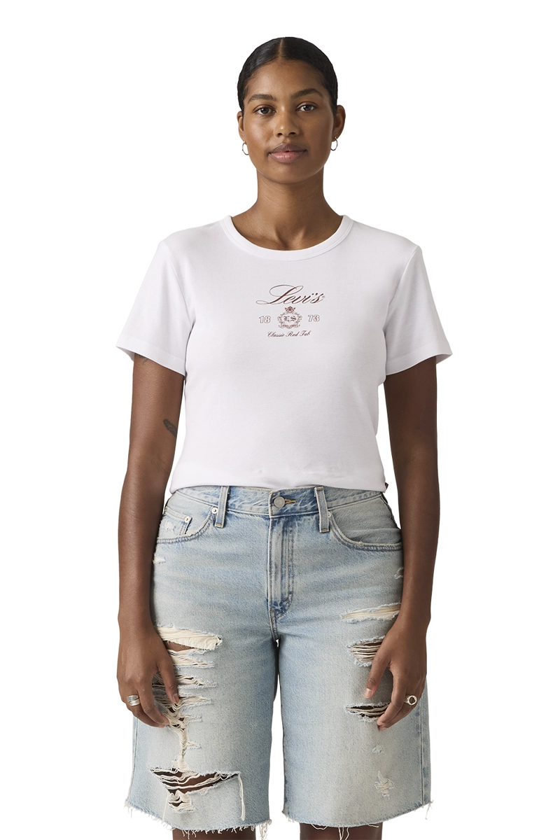 POLERA MUJER GRAPHIC RICKIE TEE BLANCO LEVIS 17944-0114 - 1