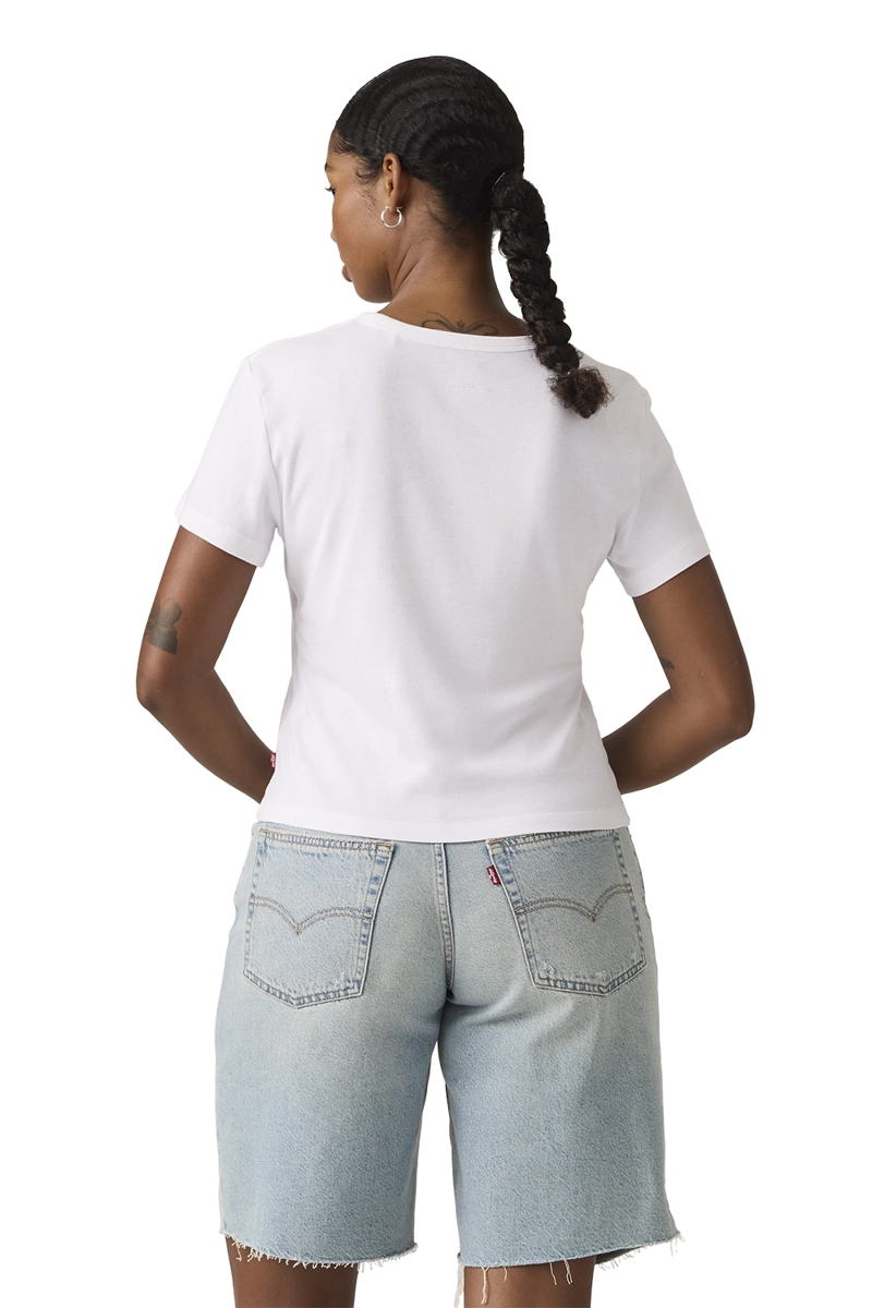 POLERA MUJER GRAPHIC RICKIE TEE BLANCO LEVIS 17944-0114 - 2