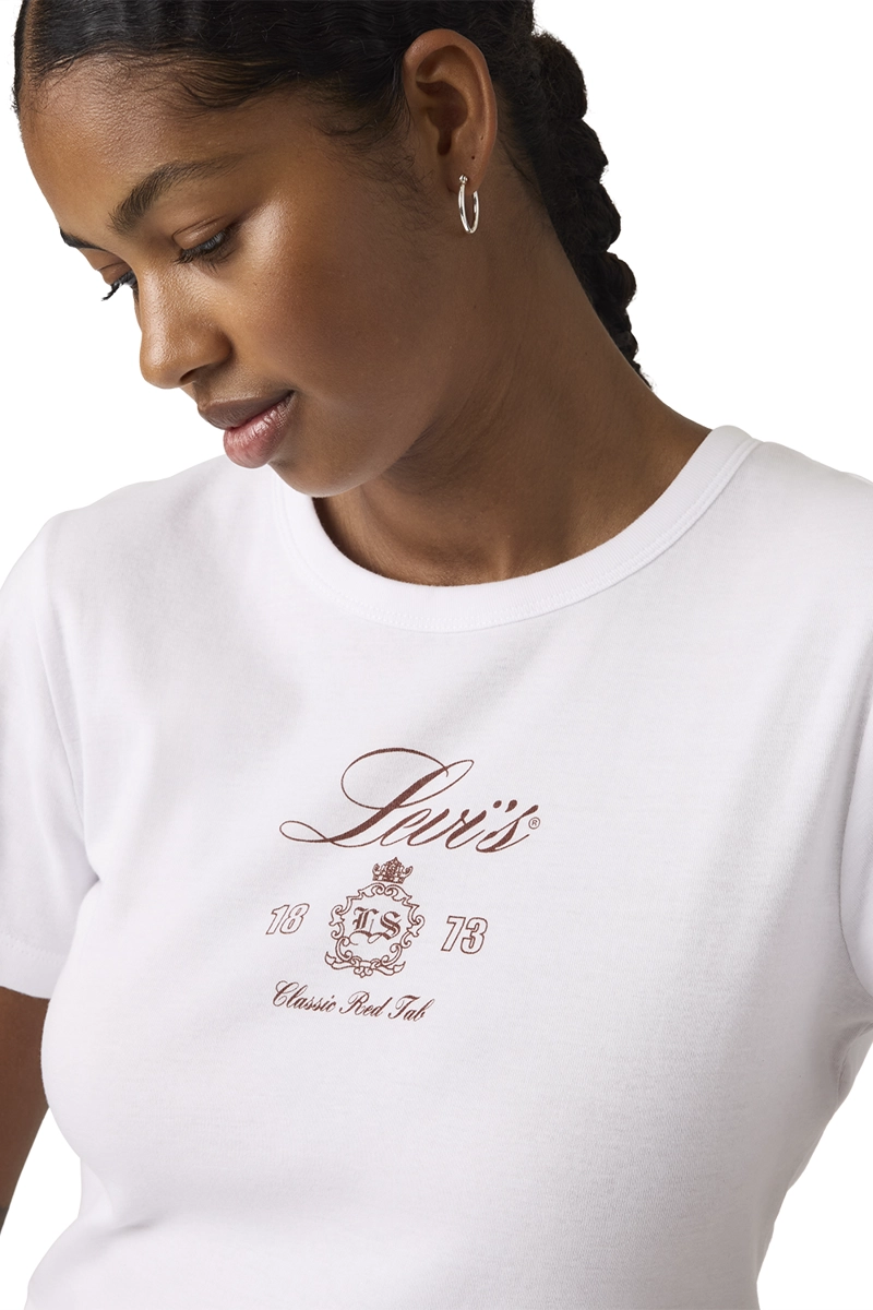 POLERA MUJER GRAPHIC RICKIE TEE BLANCO LEVIS 17944-0114 - 3