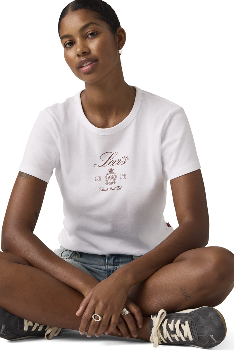 POLERA MUJER GRAPHIC RICKIE TEE BLANCO LEVIS 17944-0114 - 4