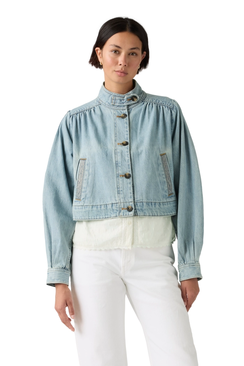 CHAQUETA MUJER PRETTY SHORT COAT AZUL LEVIS 005AY-0006 - 1