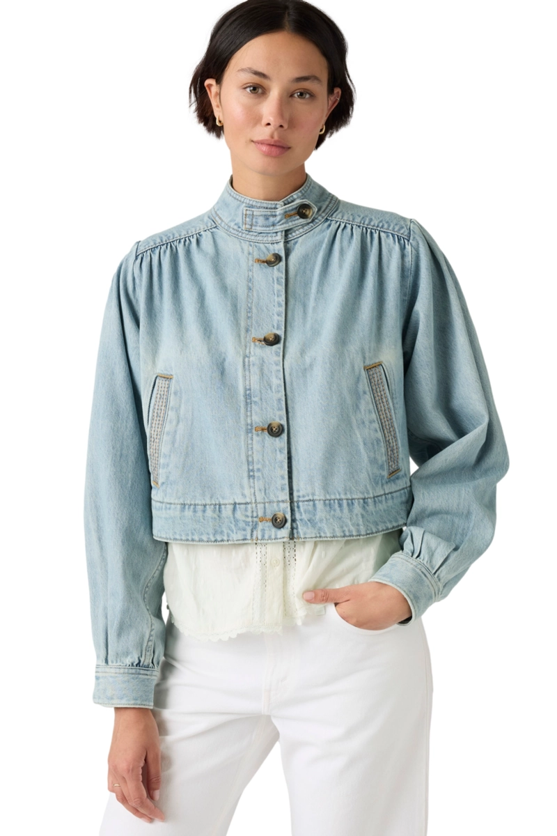 CHAQUETA MUJER PRETTY SHORT COAT AZUL LEVIS 005AY-0006 - 3