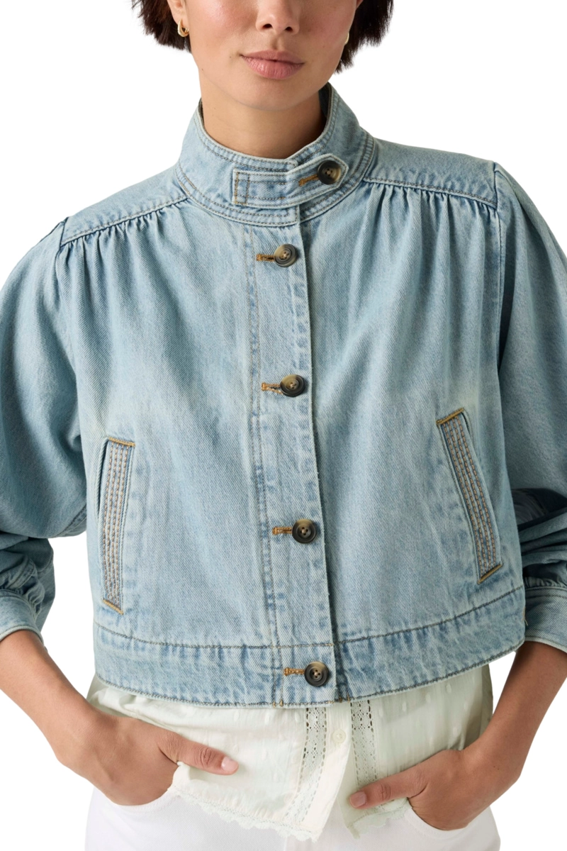 CHAQUETA MUJER PRETTY SHORT COAT AZUL LEVIS 005AY-0006 - 4
