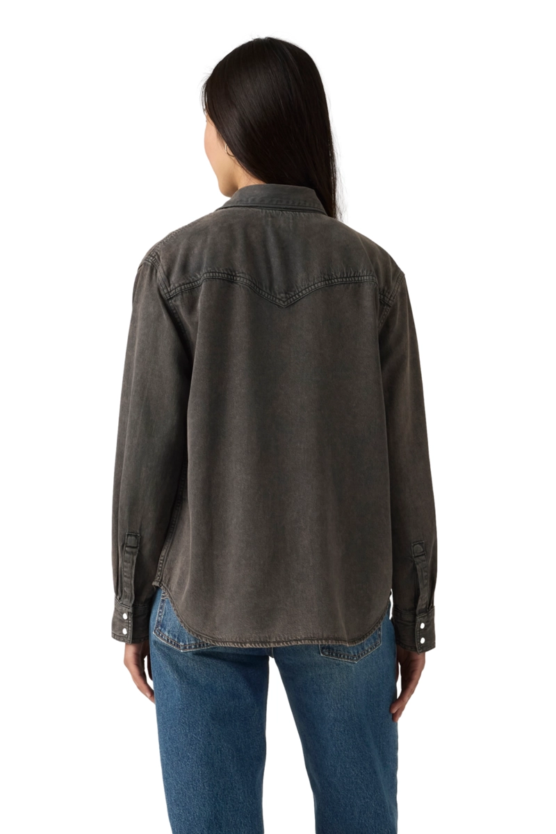 BLUSA MUJER TEODORA WESTERN SHIRT NEGRO LEVIS A7244-0079 - 2
