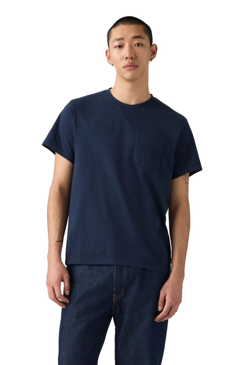 POLERA HOMBRE SOFTEE AZUL LEVIS 005H0-0040 - 1
