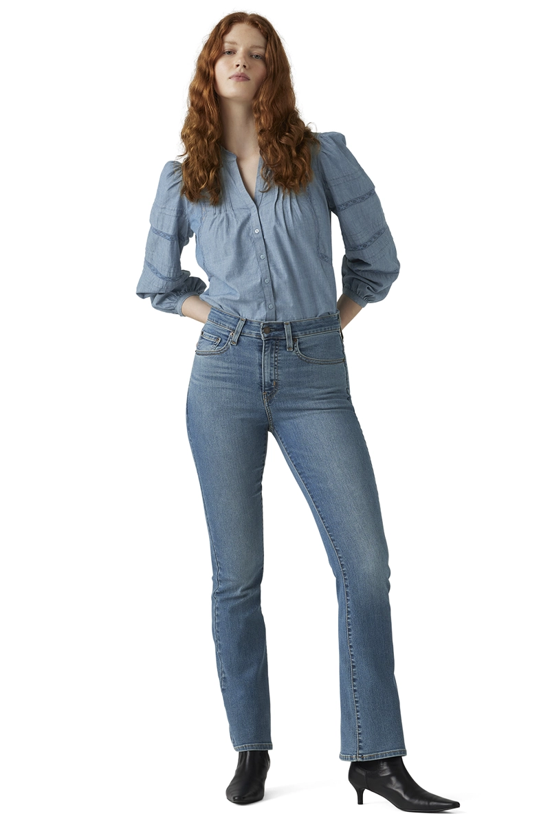 JEANS MUJER 725 HIGH RISE BOOTCUT AZUL LEVIS 18759-0235 - 4