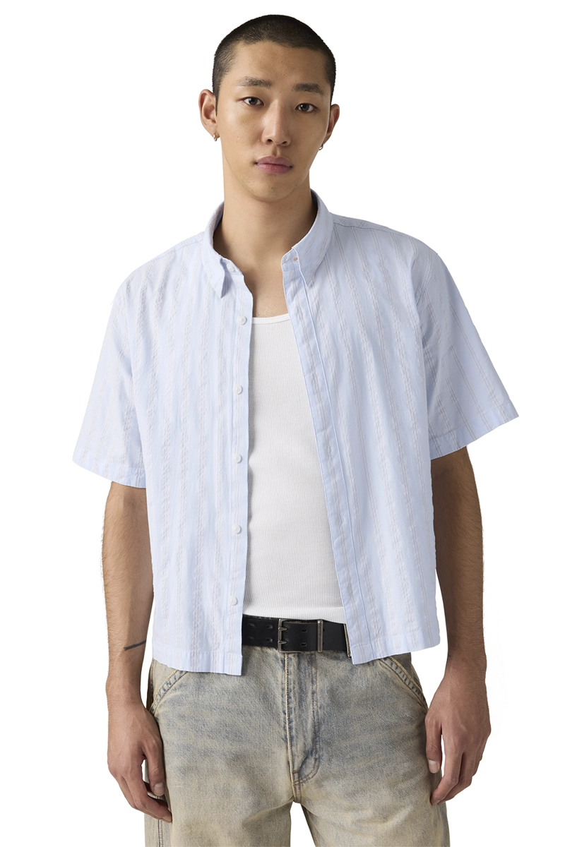 CAMISA HOMBRE LAMA CROP SHIRT CELESTE LEVIS 005GH-0001 - 1
