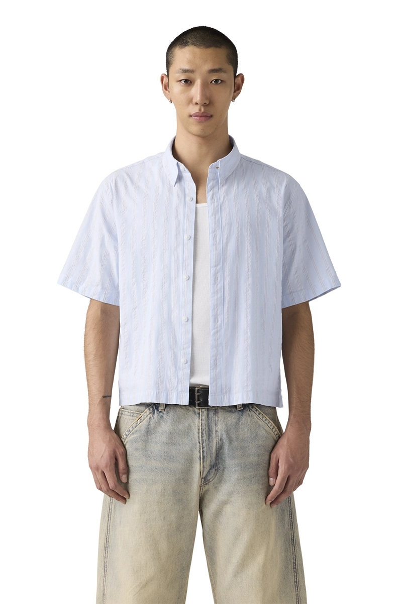 CAMISA HOMBRE LAMA CROP SHIRT CELESTE LEVIS 005GH-0001 - 3