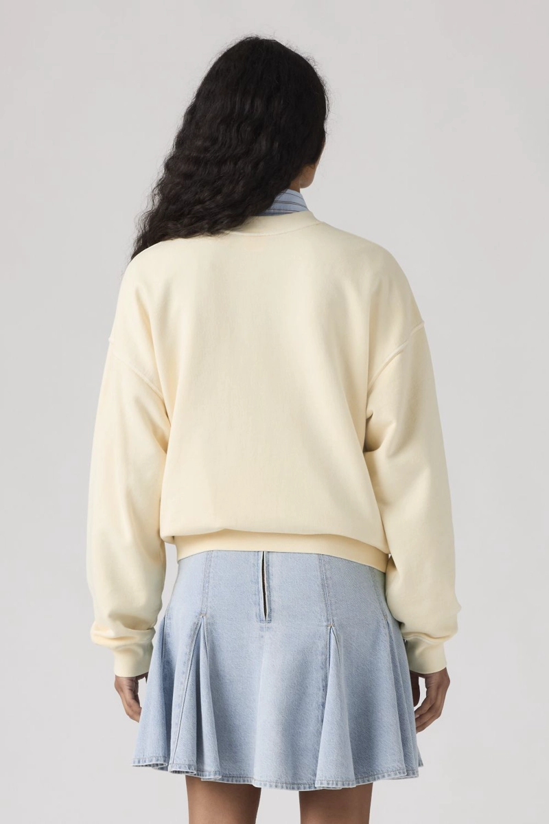 POLERON MUJER VINTAGE BOXY FRENCH BEIGE LEVIS 006DW-0002 - 2