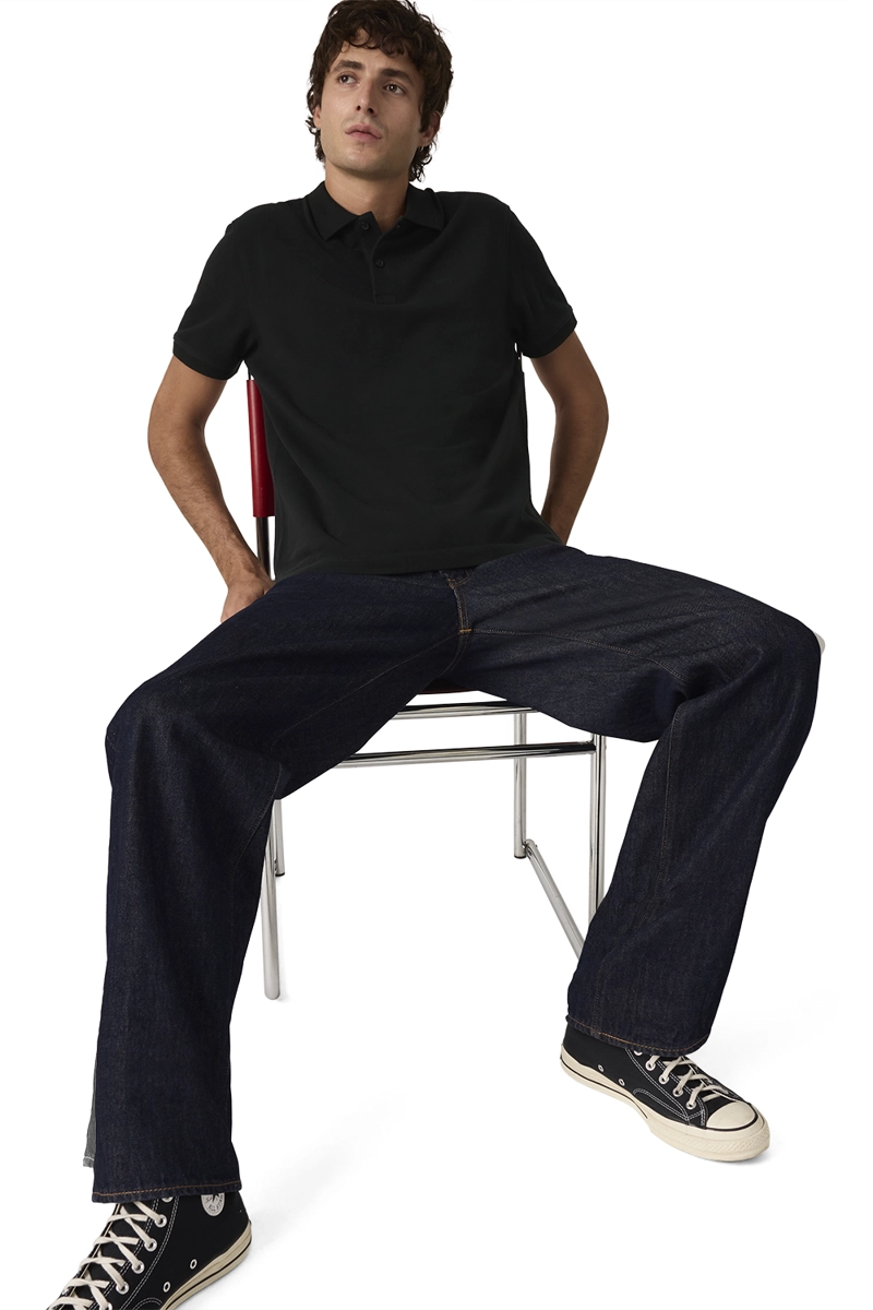 POLERA HOMBRE ICON POLO NEGRO LEVIS 005FM-0002 - 4