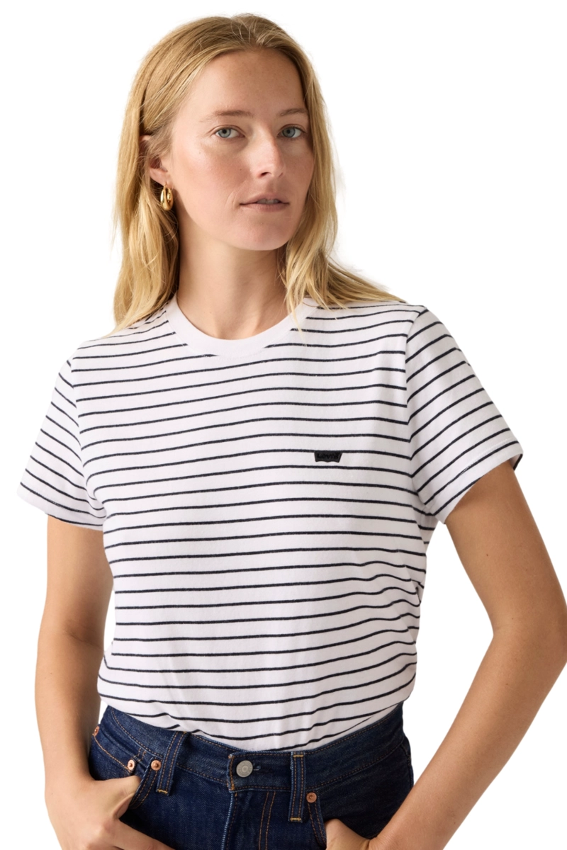 POLERA MUJER FAVORITE COTTON TEE BLANCO LEVIS 005J2-0006 - 3