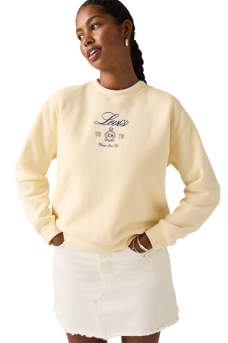 POLERON MUJER GR EVERYDAY CREW BEIGE LEVIS A8800-0088 - 3