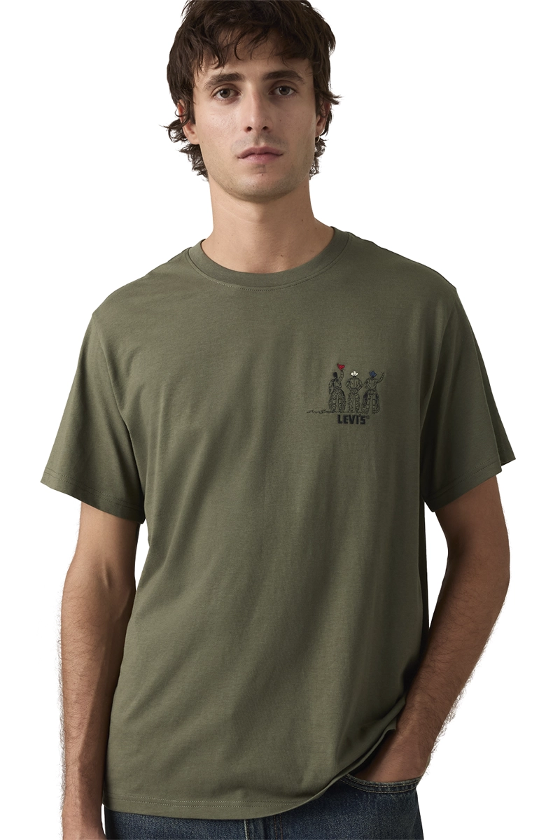 POLERA HOMBRE RELAXED FIT TEE VERDE LEVIS 16143-2448 - 3