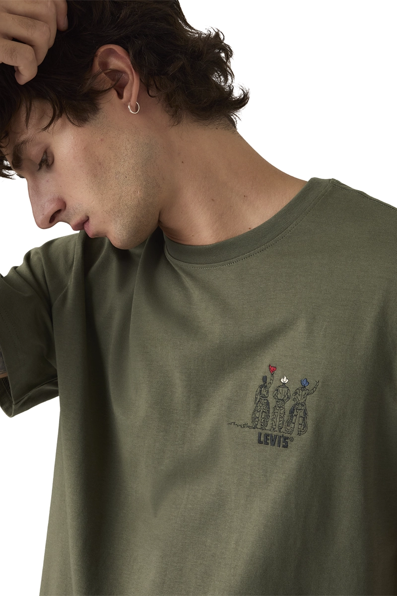 POLERA HOMBRE RELAXED FIT TEE VERDE LEVIS 16143-2448 - 4