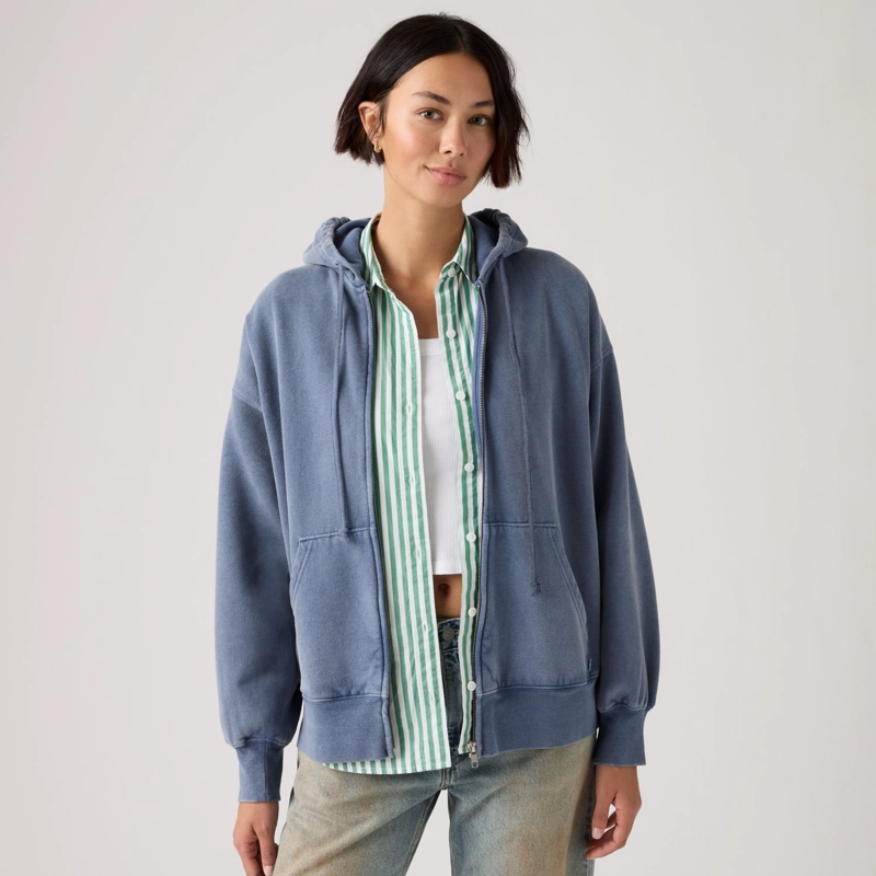 POLERON MUJER VINTAGE OVERSIZED HOODIE AZUL LEVIS 005IH-0007 - 3